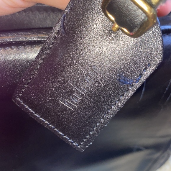 Hartmann black leather briefcase quiet luxury - Picture 7 of 17